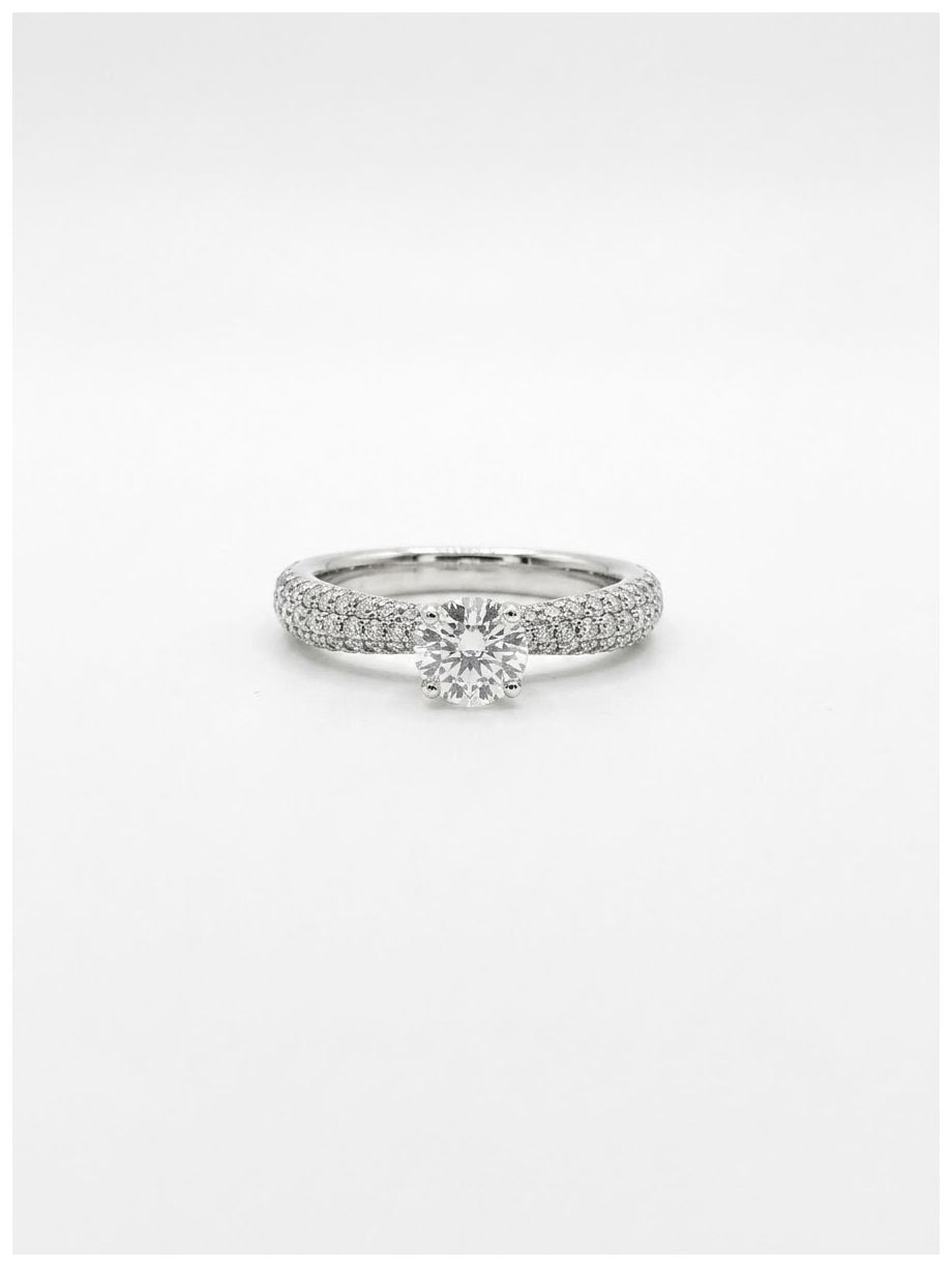 Bass Round Brilliant Natural Diamond & Ruby 18ct Jewellery