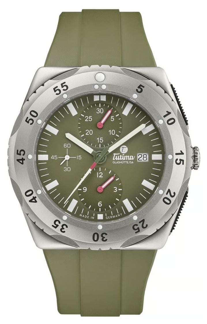 Tutima Glash&Atilde;tte M2 Mara Safari Automatic Chronograph Watch