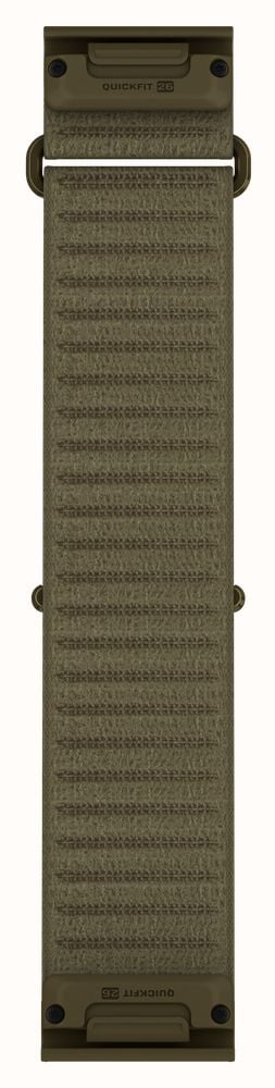 Garmin QuickFit Bands (26mm - Short) Drab Green ComfortFit Fabric - Strap Only 010-14508-12 - alternate view 2