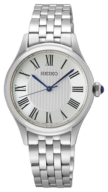 Seiko Caprice quartz (29,6 mm) cadran blanc / bracelet en montre