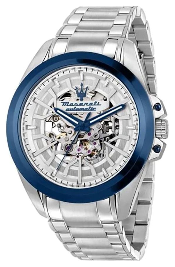 Maserati Traguardo automatique 43mm en acier montre