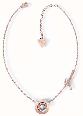 Guess Womans | Necklace | Solitaire | Rose Gold Tone UBN01459RG