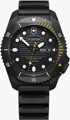 Victorinox Reloj Dive Pro automático (43 mm) esfera negra / correa de caucho negro 241997