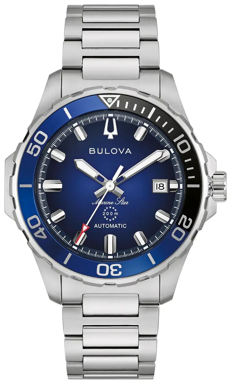 Bulova Marine Star sÃ©rie B automatique (41 mm), cadran bleu montre