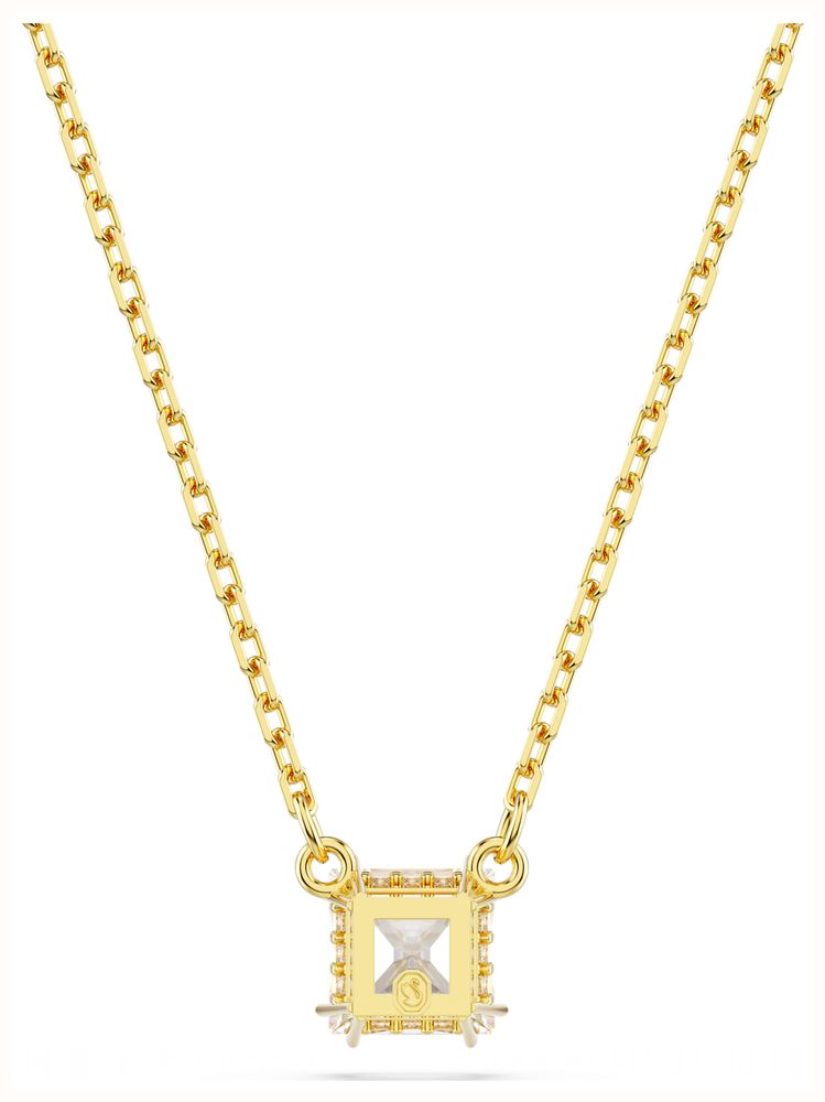 ネックレス・ペンダント SWAROVSKI Stilla white gold necklace 5636703 Swarovski Constella pendant, Round cut, White, Gold-tone