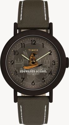 Timex X ハリー・ポッター ウィークエンダー 組分け帽子 (37mm) ブラウン文字盤 / ブラウンレザーストラップ TW2Y77000