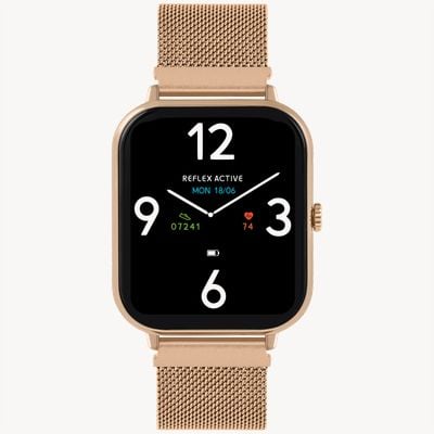 Reflex Active Smartwatch multifunzione serie 23 (39mm) quadrante digitale / maglia in acciaio inox pvd oro rosa RA23-4080