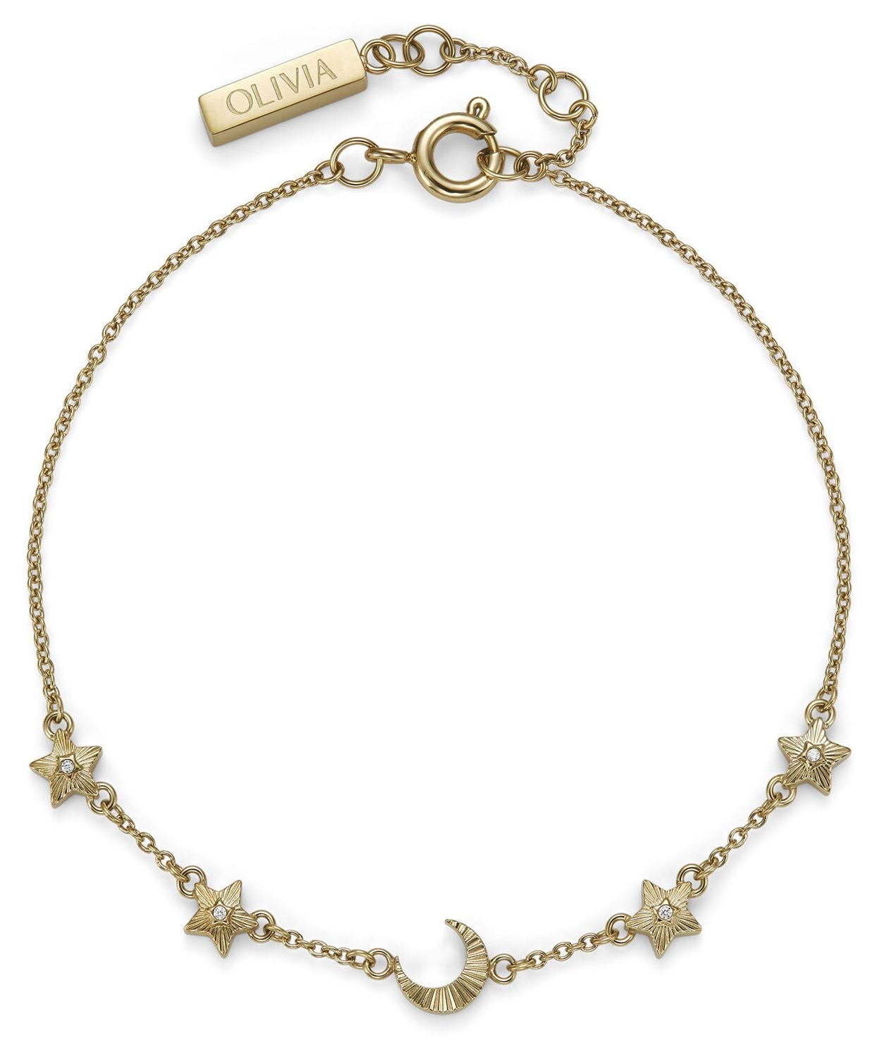 Olivia Burton Olivia Burton Gold Ip Celestial Chain Bracelet