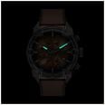 Diesel Spiked Black Leather Brown Dial Watch DZ4735 - alternative Ansicht 2