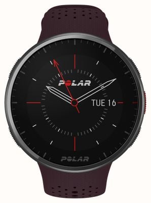 Polar Zaawansowany zegarek do biegania z GPS Pacer Pro, jesień bordowy (s-l) 900102182
