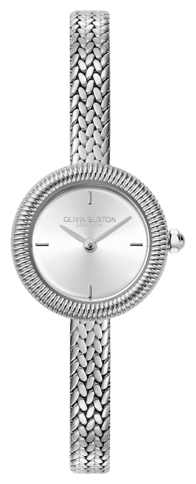 Olivia Burton classique (20 mm) cadran argentÃ© montre