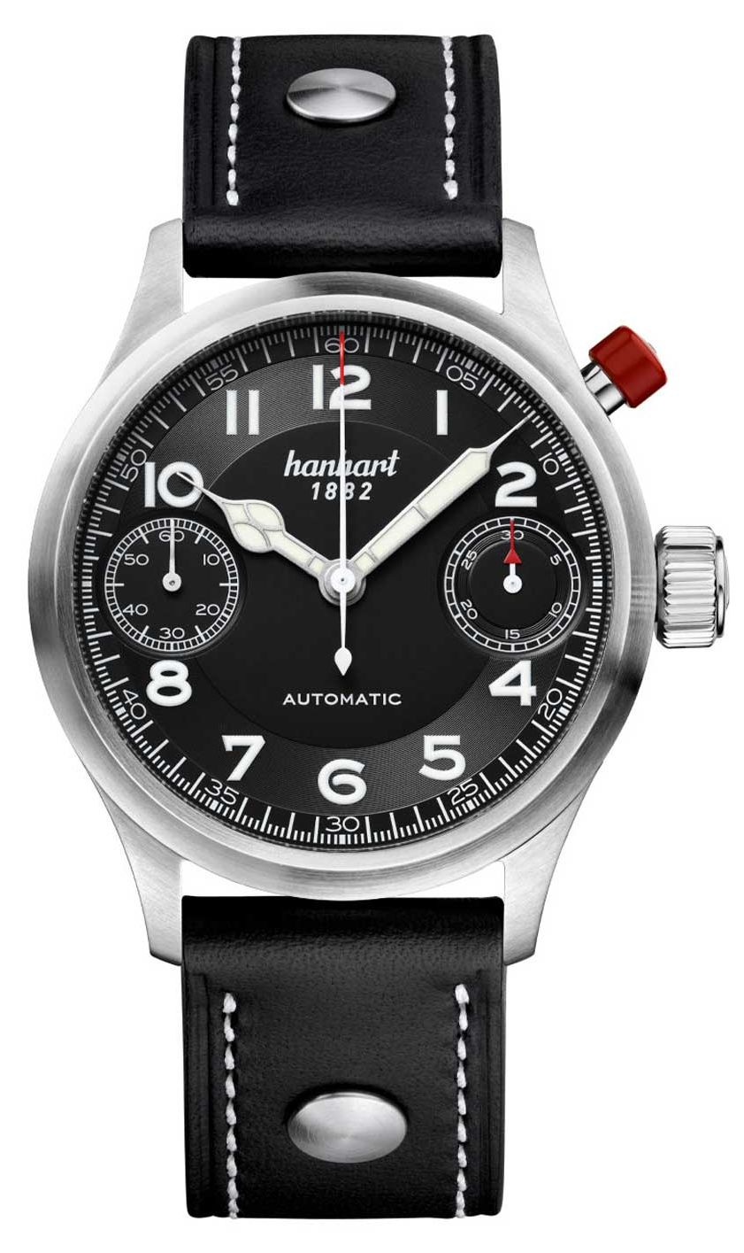 Hanhart Chronographe automatique Pioneer Monoscope (45 mm), montre