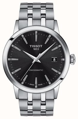 Tissot Swissmatic | zwarte wijzerplaat | roestvrijstalen armband T1294071105100
