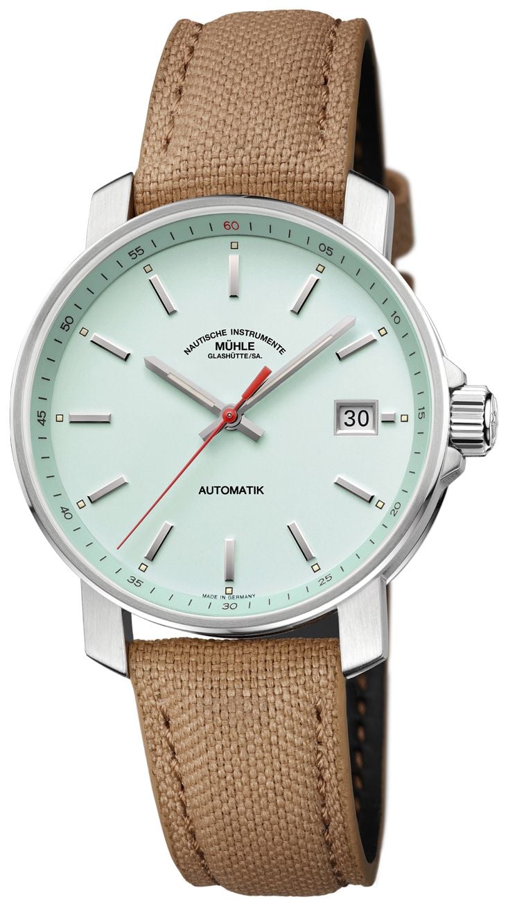 MÃ¼hle GlashÃ¼tte 29er automatique (36,6 mm) cadran vert montre