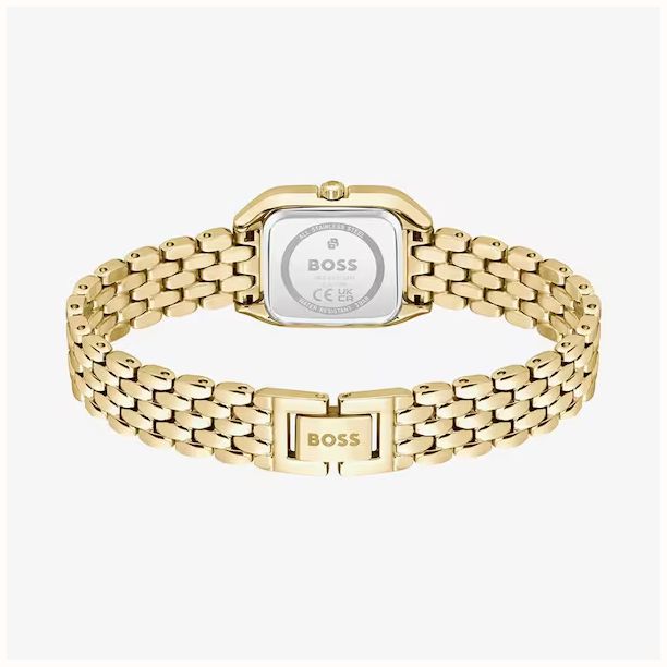 BOSS Mae Petite 22mm Gold Dial Ladies BOSS Watch 1502883 - vista alternativa 3