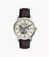 Fossil Townsman 44 mm Automatic Brown Leather ME3299