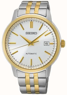 Seiko Orologio automatico da uomo con bracciale bicolore SRPH92K1