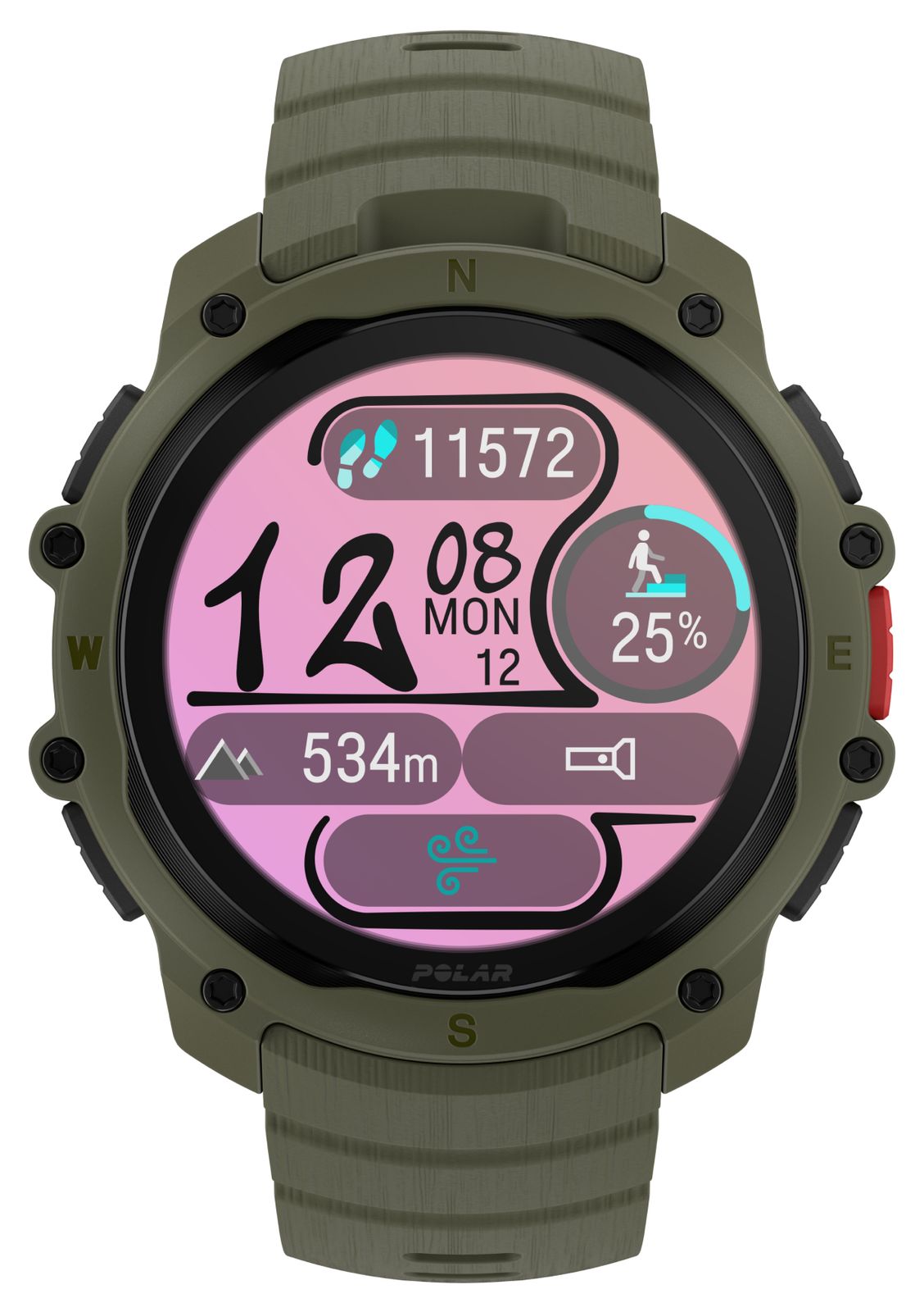 Polar Street x - de sport urbain GPS AMOLED (45mm) montre
