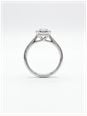 0.30ct Round Brilliant Natural Diamond Platinum Halo Ring ENG4241 - 別ビュー 3
