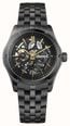 Ingersoll THE WHISTLE Automatic (43mm) Black Skeleton Dial / Black PVD Stainless Steel Bracelet I18202