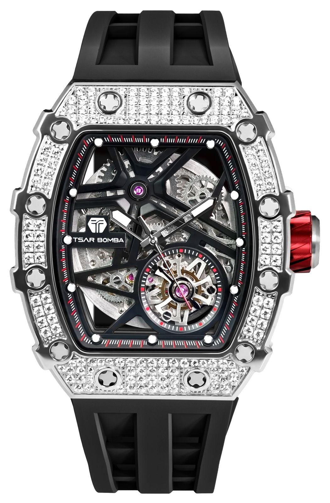 TSAR BOMBA Elemental Series Crystal Automatic (43.5mm) Black Watch