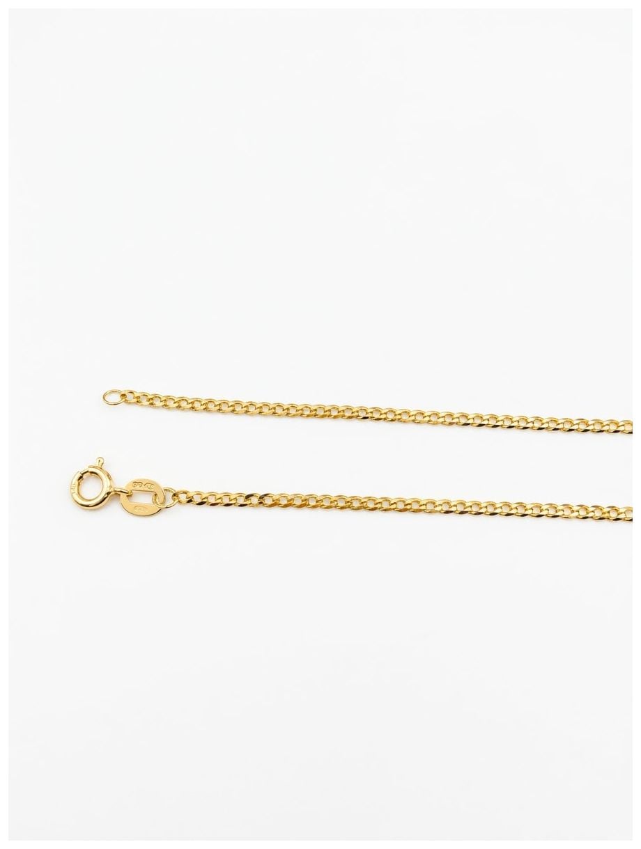 James Moore & Co 9ct Solid Yellow Gold Ultra Fine Flat Curb Jewellery