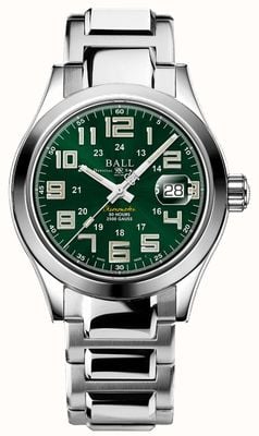 Ball Watch Company Ingenieur m Pionier | 40mm | limitierte Auflage | grünes Zifferblatt | Edelstahlarmband NM9032C-S2C-GR1