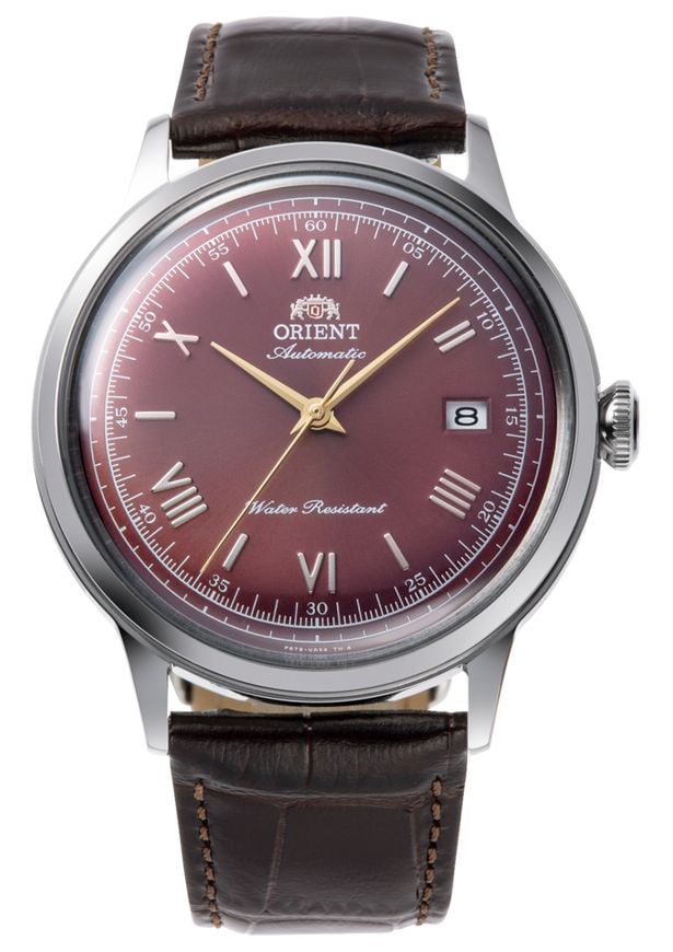 Orient Bambino automatisch (40,5 mm) rode wijzerplaat / horloge-image-169869