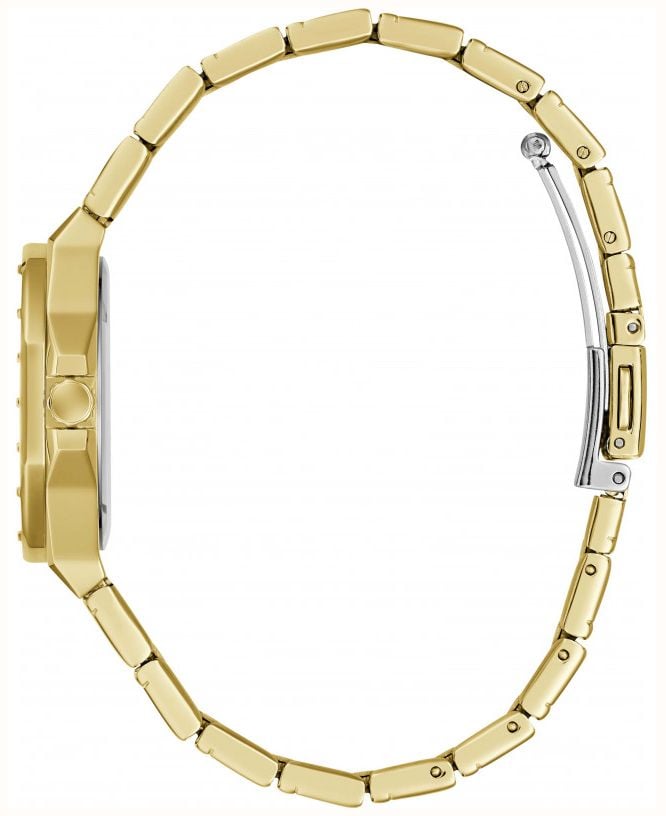 Guess Womens Jaqueline Champagne Sunray Dial Gold-Tone Stainless Steel Bracelet GW1110L2 - alternative Ansicht 4