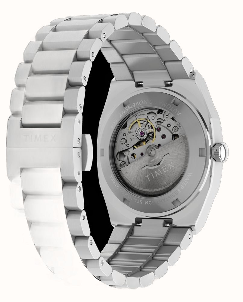Timex Time Automatic E Line 38mm Stainless Steel Bracelet TW6A00500 - vista alternativa 5