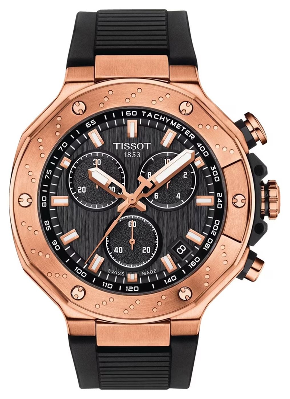 Tissot Chronographe T-race | cadran noir | bracelet en montre