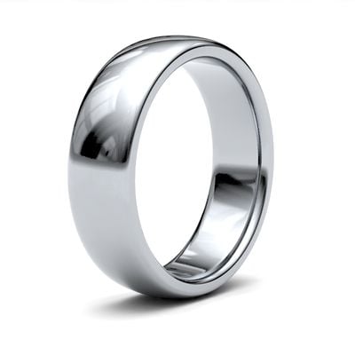 James Moore Wedding Rings | Platinum | 6mm | Medium | Premium Court | AG_6GMP-PT