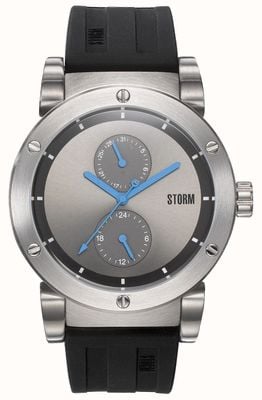 STORM Hydron v2 cadran gris caoutchouc / bracelet silicone noir 47462/GY