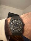 Customer picture of Tissot PRX Powermatic 80 - Forged Carbon Edition (40.5mm) Black Carbon Dial / Black Rubber Strap T1379079720100