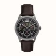 Fossil Townsman Big Tic 42 mm Gunmetal Brown Leather FS6191 - 备用视图 2