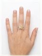 18ct Yellow Gold,Platinum Head LabGrown Diamond Yellow&White Toi Et MoiPear And Radiant Cut Ring J70164 - 备用视图 3