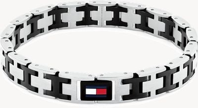 Tommy Hilfiger H-Link Two-Tone Flag Stainless Steel Bracelet 2790684