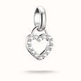 Thomas Sabo Heart Charm With White Zirconia – Connect CC1369-M02-14