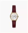Fossil Gilmore 28 mm Three-Hand Red Leather Fossil Watch ES5510