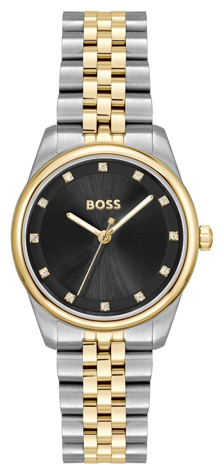 BOSS Cadran noir gracieux et prÃ©cieux (32 mm) / bracelet en montre
