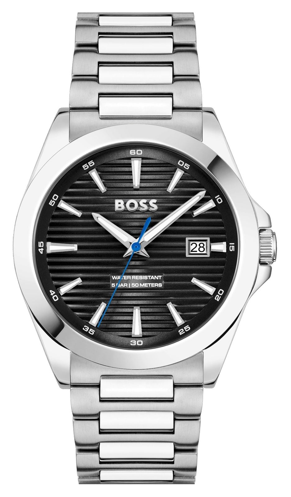 BOSS homme Strike (41 mm) cadran noir / bracelet en montre