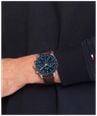 Tommy Hilfiger Hampton Blue Dial Brown leather Watch 1792276 - alternate view 4