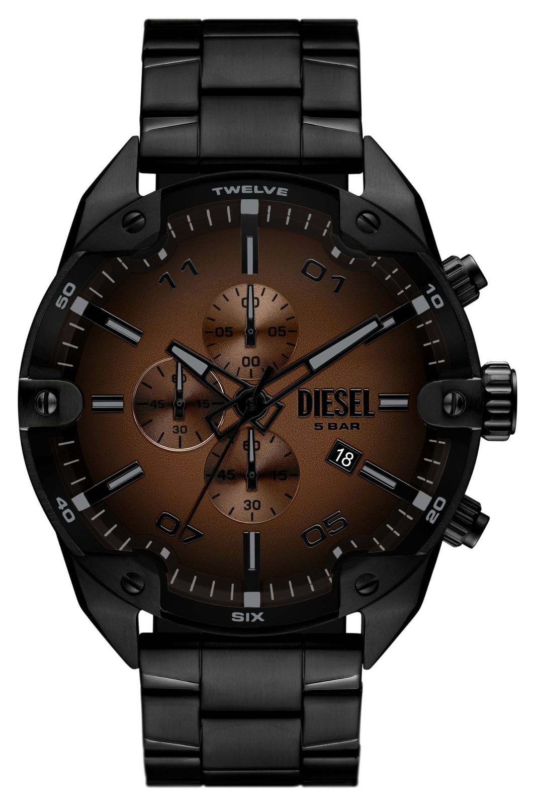 Diesel Chronographe Ã  pointes (48 mm) cadran dÃ©gradÃ© montre