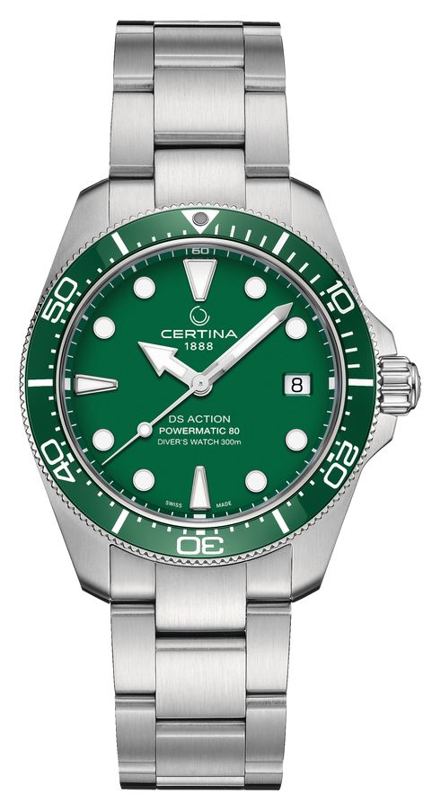 Certina DS Action Diver Powermatic 80 (38 mm) cadran montre