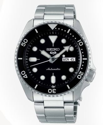 Seiko 5 sport | sport | automatyczny | czarna tarcza | ekspozytor ze stali nierdzewnej SRPD55K1 EX-DISPLAY