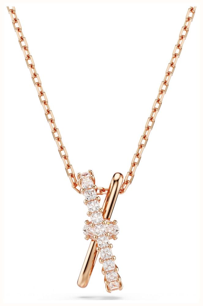 ネックレス・ペンダント SWAROVSKI Hyperbola rose gold necklace 5689788 Swarovski Hyperbola Pendant Necklace White Crystals Rose