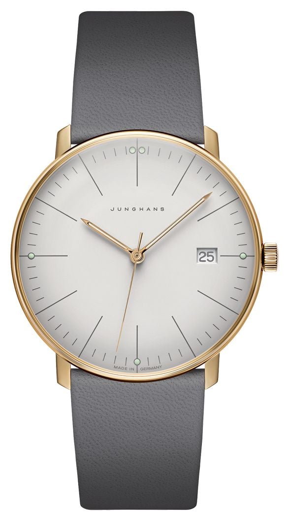 Junghans max bill Quartz (38mm) Soft Grey Dial / Grey Watch