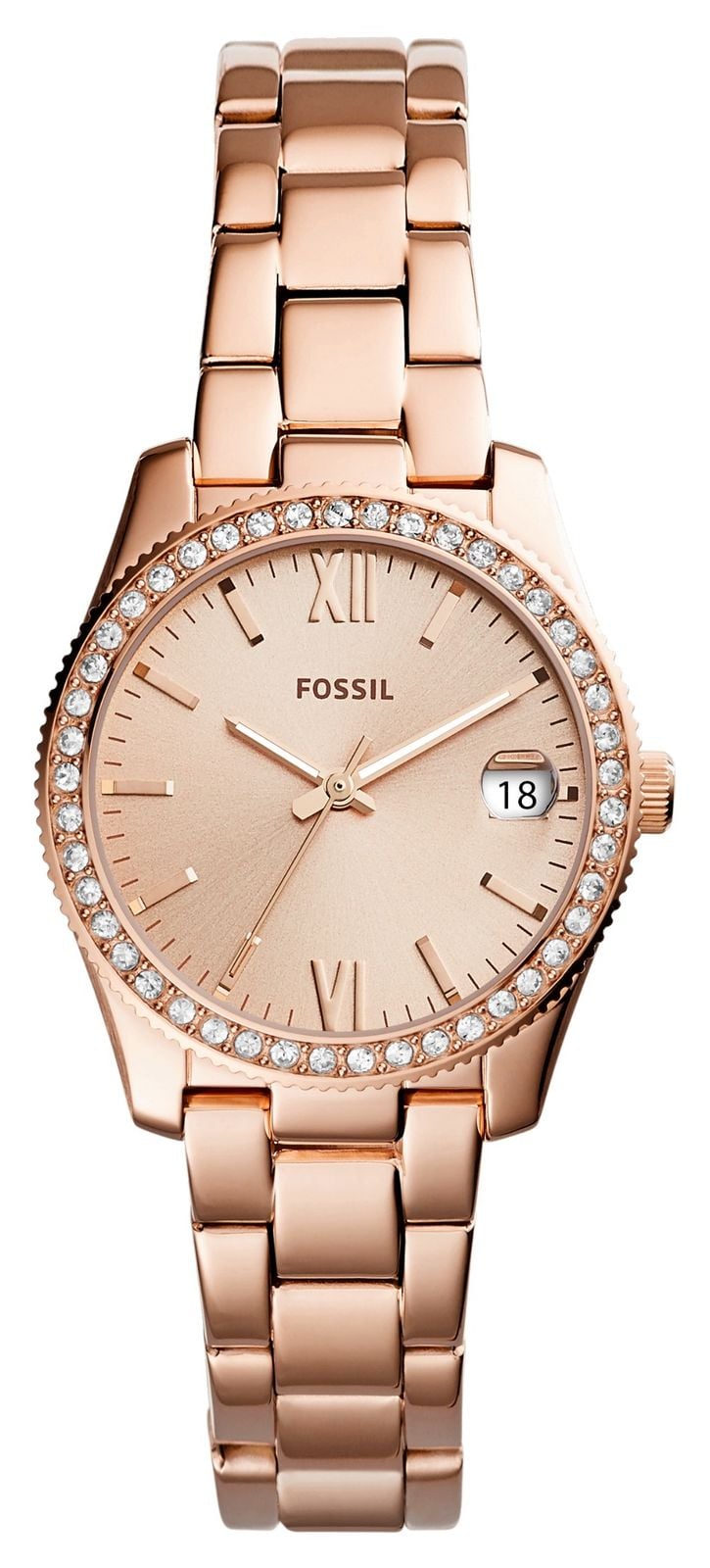 Fossil Scarlette femme | cadran or rose | ensemble en montre