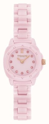 Coach Kitt 21mm roze keramische dameshorloge 14504663