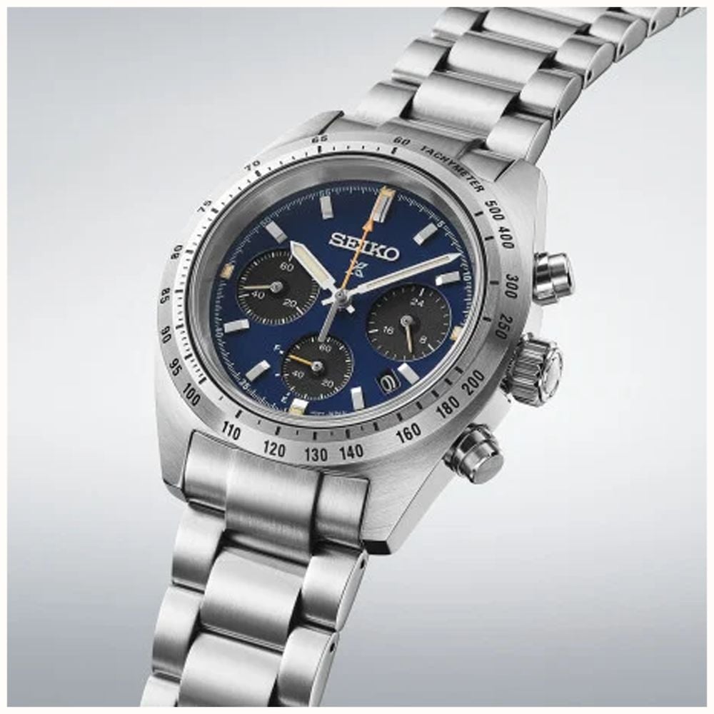 Seiko Prospex Speedtimer European Exclusive Limited Edition in Midnight Riviera Blue HBJ008P1 - альтернативный вид 4